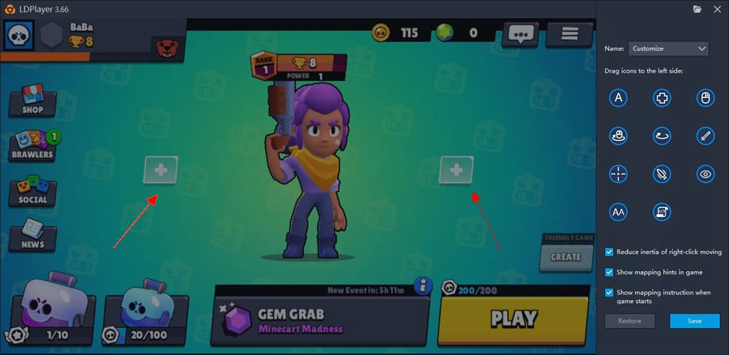 How To Play Brawl Stars With Keyboard On Pc Guide Ldplayer - controles mouse e teclado brawl stars bluestaks 3